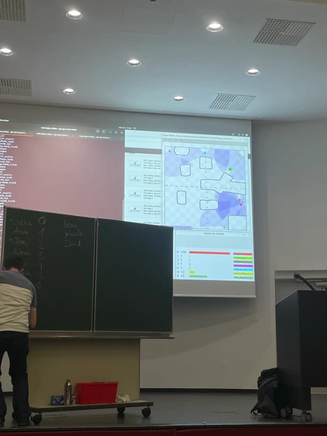 Mobile Robotics Challenge: simulated arena and coverage monitor